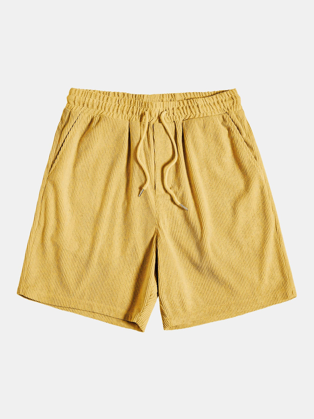 Short Sleeve Corduroy Button-Down Shirt & Shorts