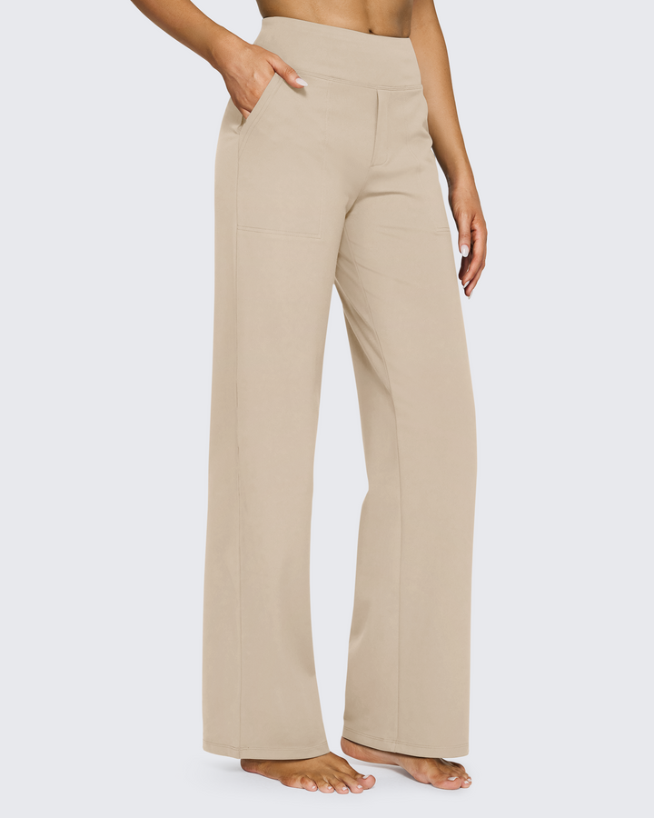 Loose High-Waist Business Casual Pants