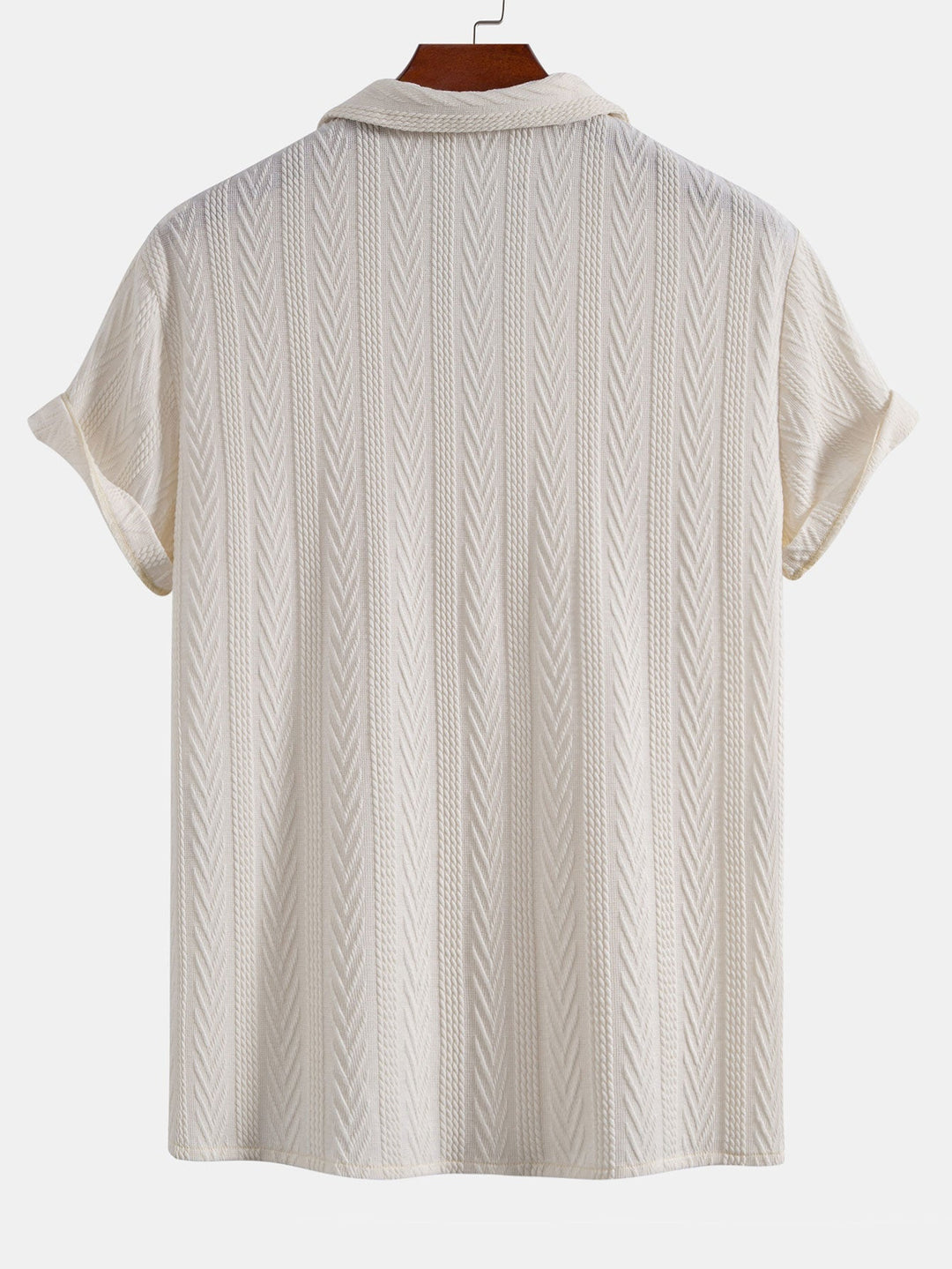 Textured Jacquard Cuban Shirt