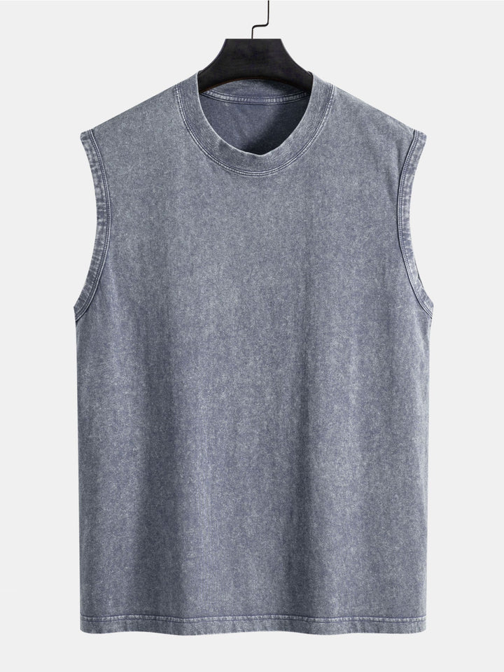 Gewassen Versleten Tanktop