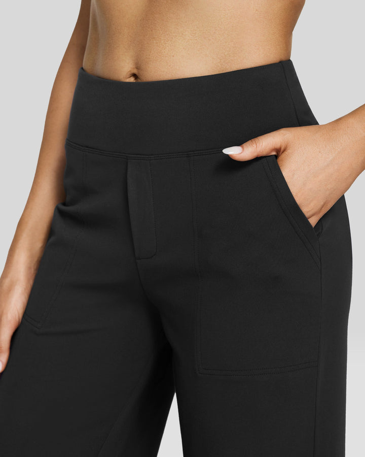 Loose High-Waist Business Casual Pants