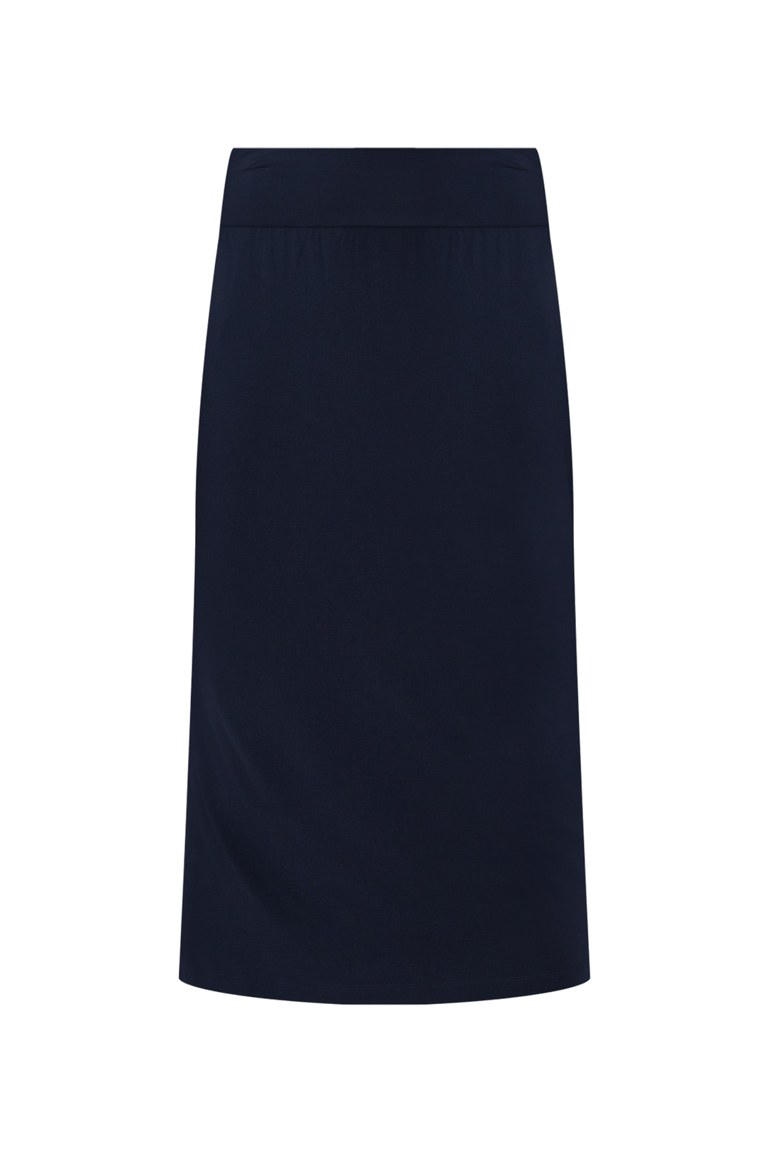 Navy Bamboo Maxi Tube Skirt