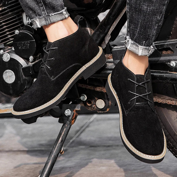 MADRID | Elevator-Suede-Shoe +2.4 Inches