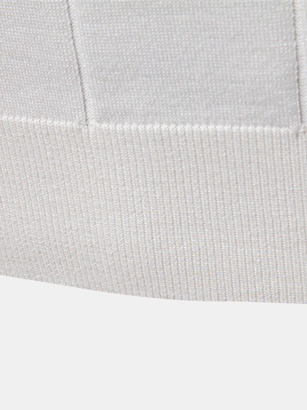 Contrast Trim Zip Knitted Polo Shirt