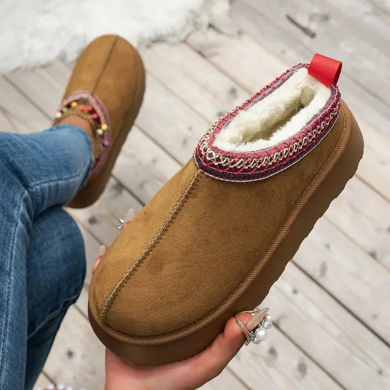 Braided Leather Suede slippers