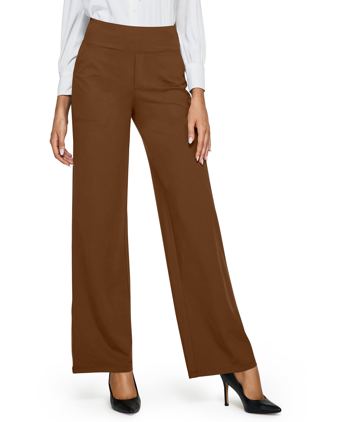 Loose High-Waist Business Casual Pants