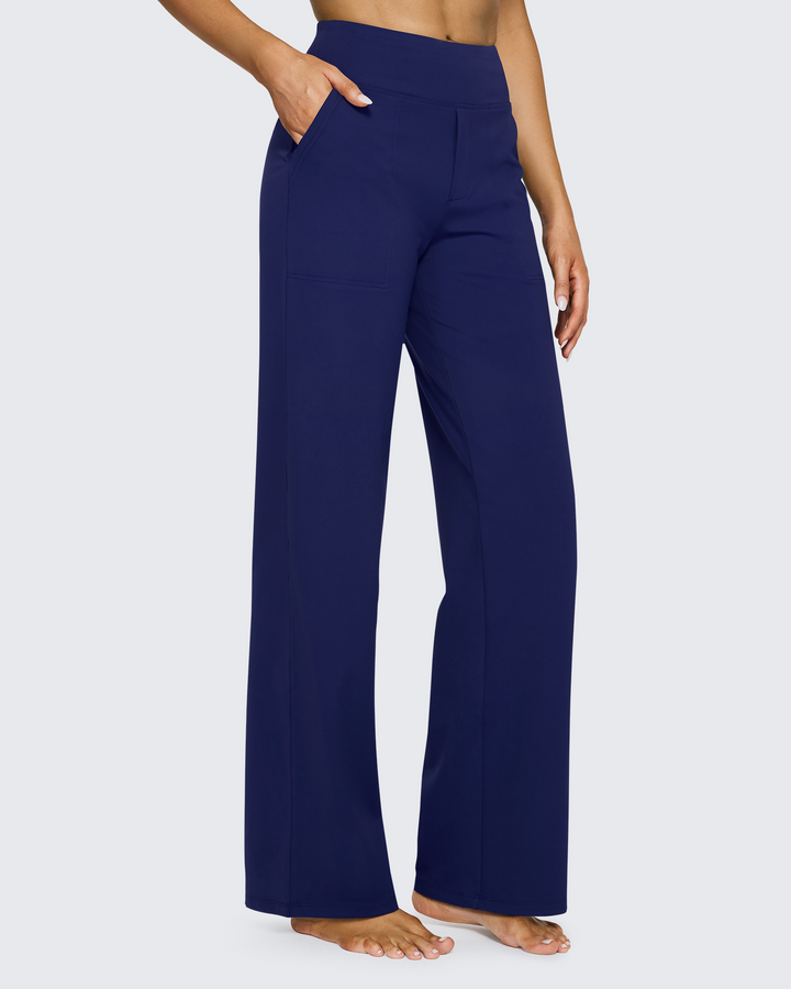 Loose High-Waist Business Casual Pants