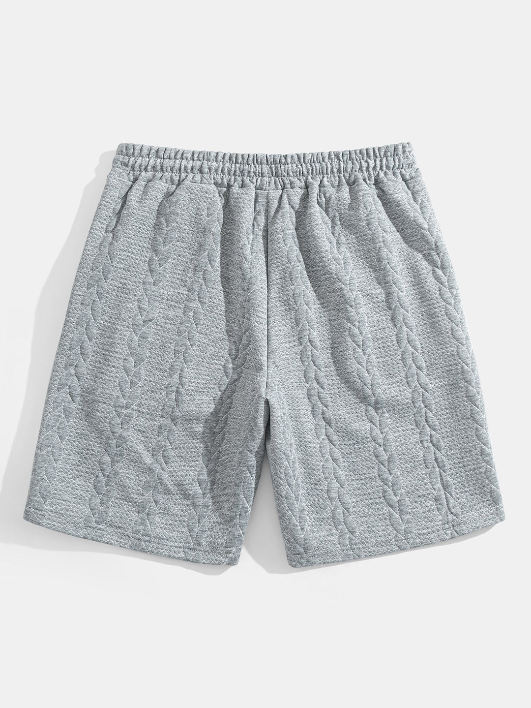 Relax Fit Mid-Length Sleeve Twist Jacquard T-Shirt & Shorts