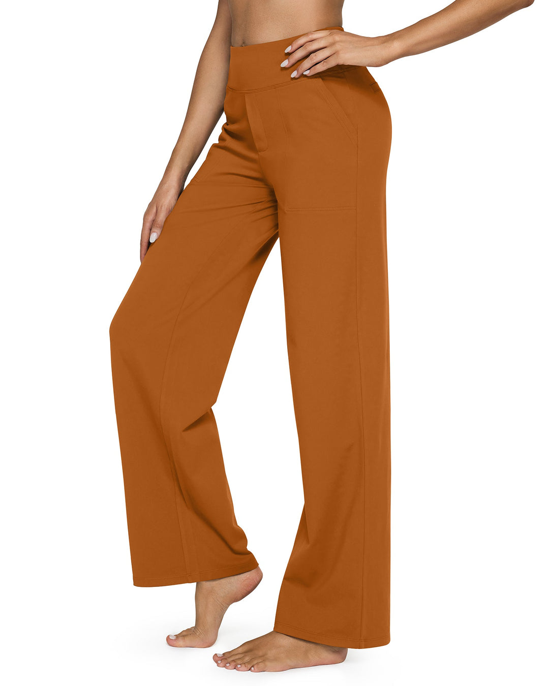 Loose High-Waist Business Casual Pants