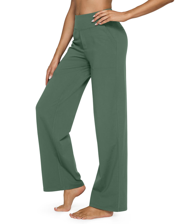 Loose High-Waist Business Casual Pants