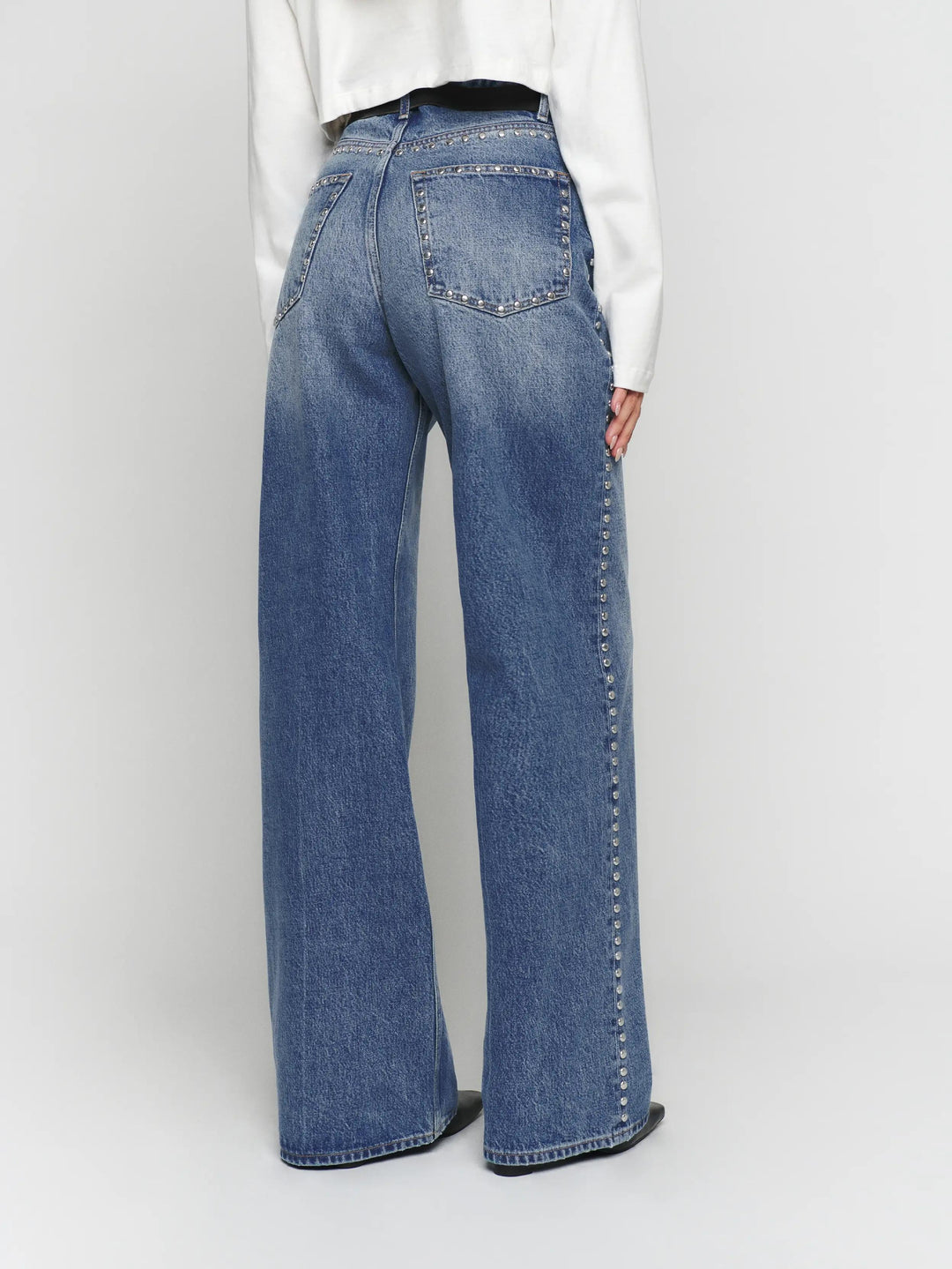 Cary High Rise slouchy Wide Leg Jeans