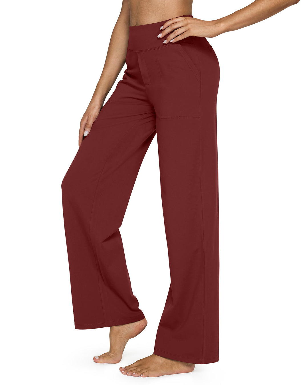 Loose High-Waist Business Casual Pants