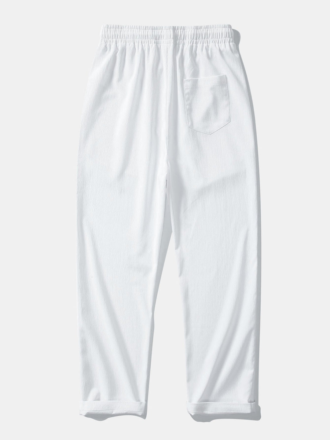 Textured Contrast Cuban Shirt & Straight Leg Pants