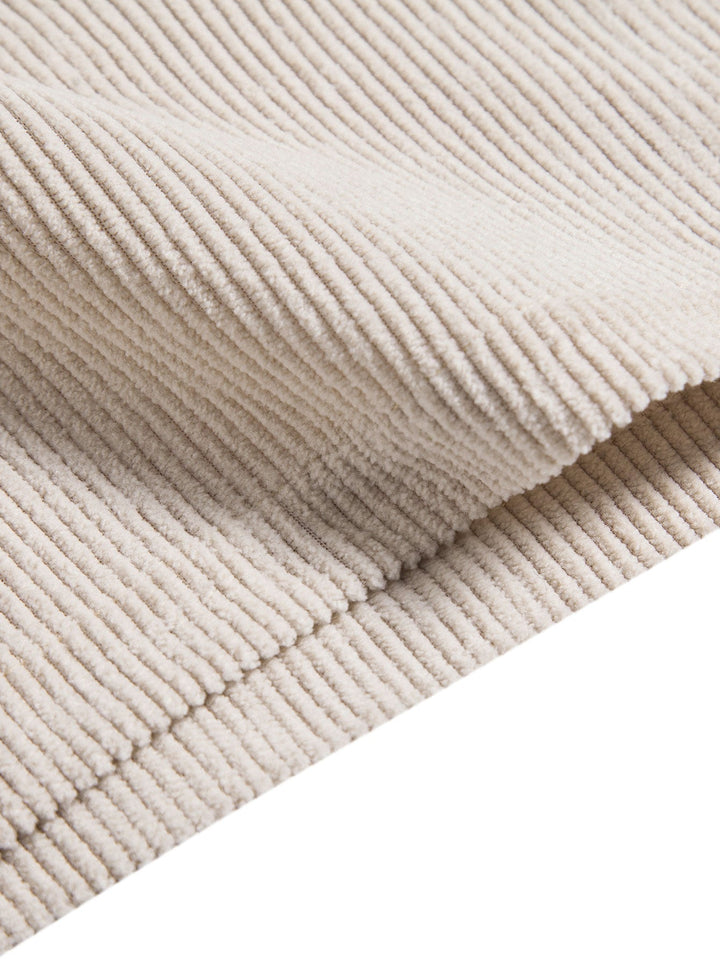 Short Sleeve Corduroy Button-Down Shirt & Shorts