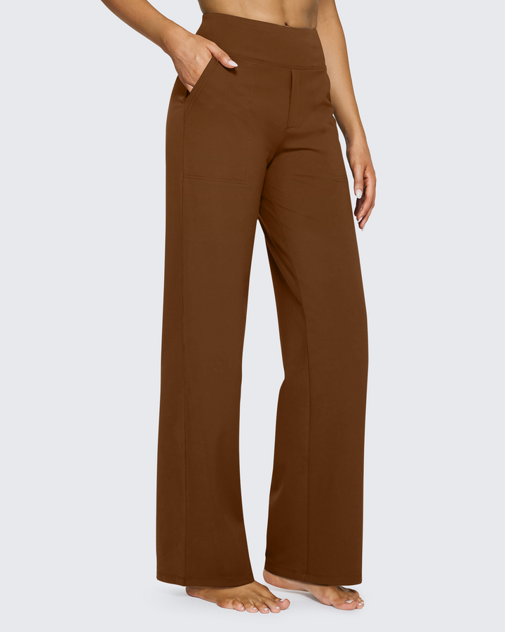 Loose High-Waist Business Casual Pants