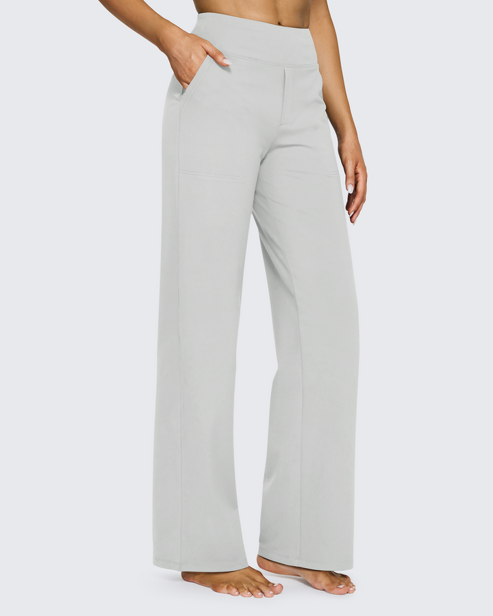 Loose High-Waist Business Casual Pants