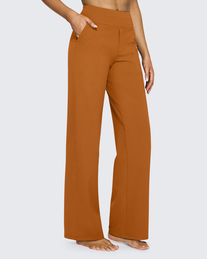 Loose High-Waist Business Casual Pants