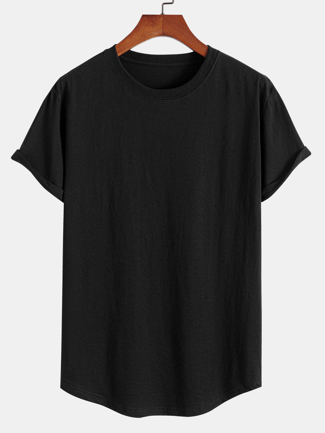 Basis Katoenen Boog Hem T-Shirt