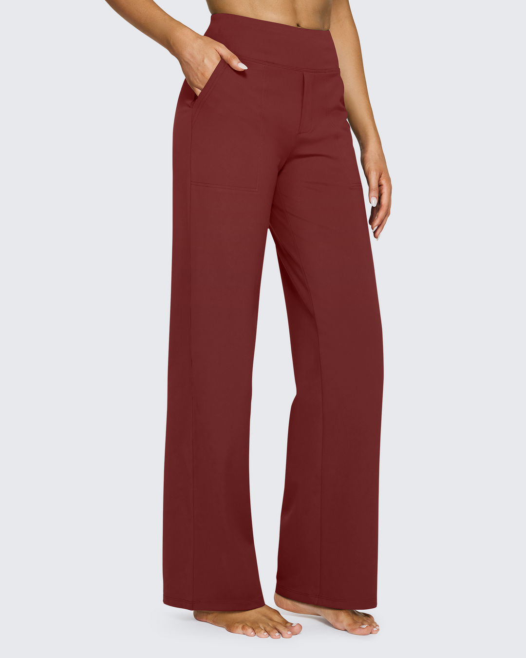 Loose High-Waist Business Casual Pants