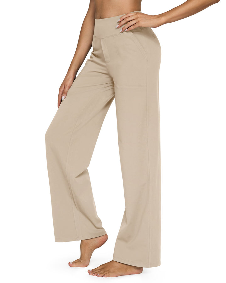 Loose High-Waist Business Casual Pants