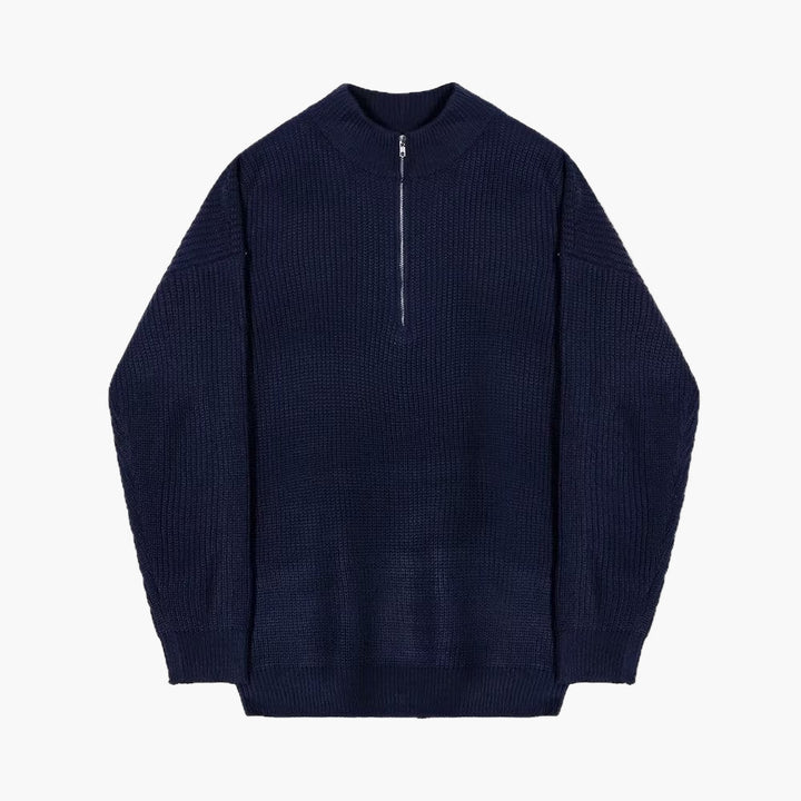 JEONJU Half Zip Sweater