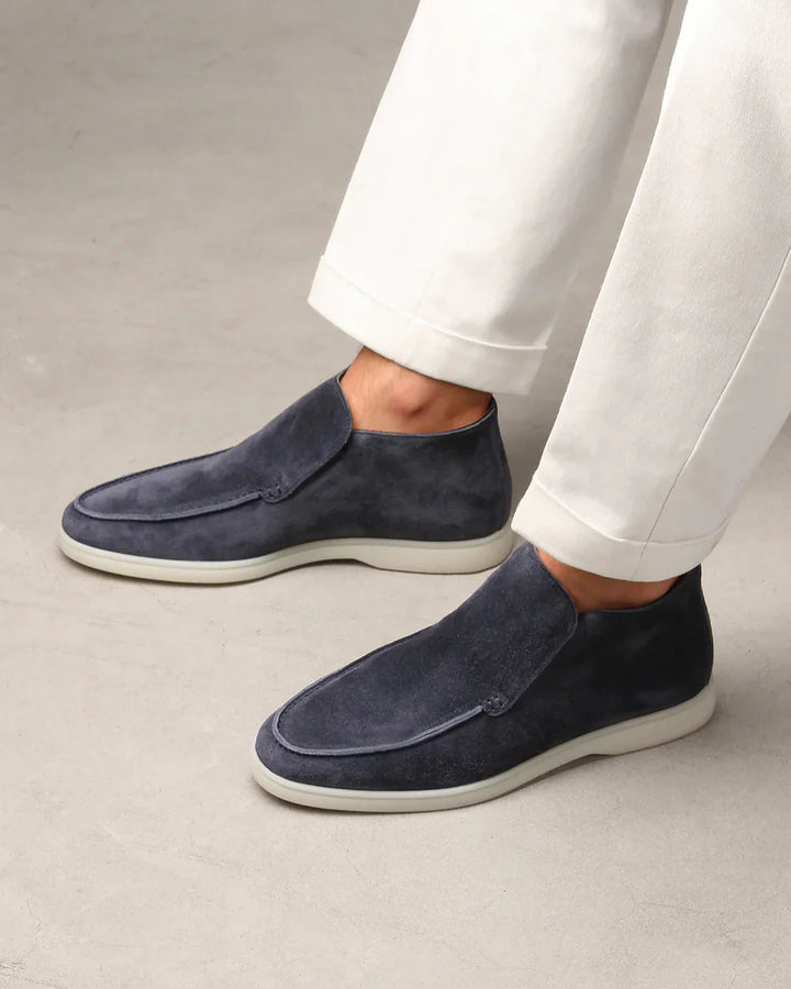 MONACO - GRAFIET HIGH SUÈDE LOAFERS