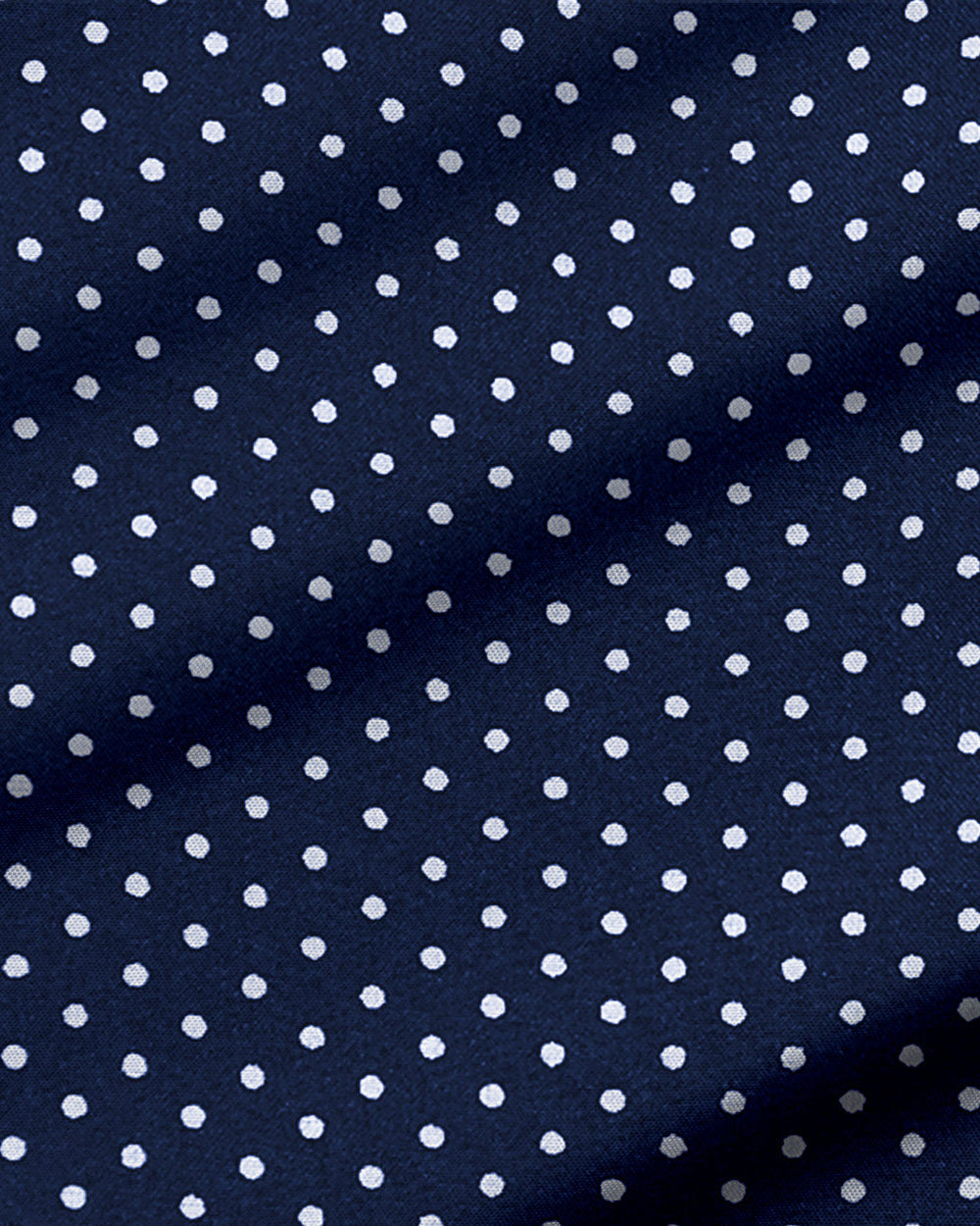 "The Boylston" Navy with White Polka Dots