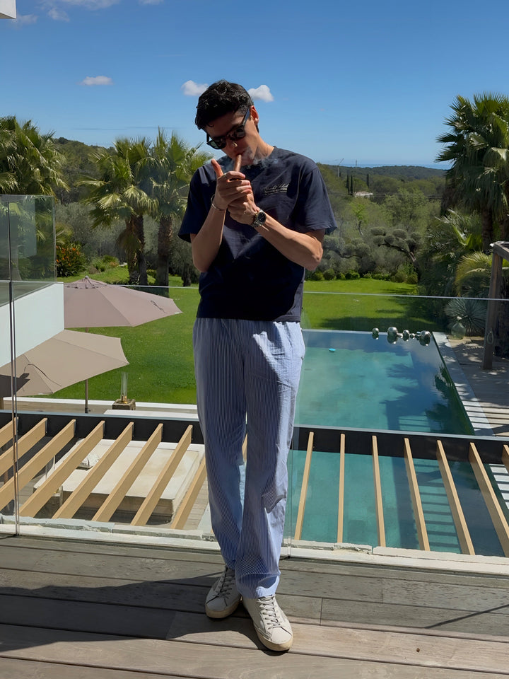 Yacht Club Striped Pants