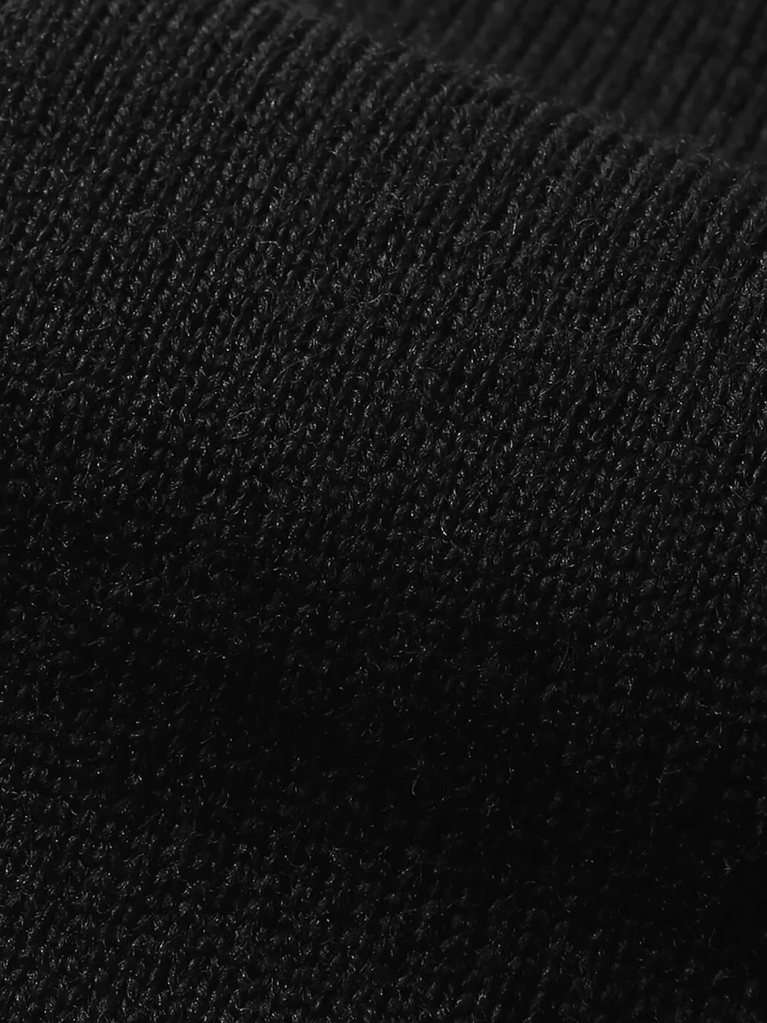 CANNES - BLACK LUXURY POLOSWEATER