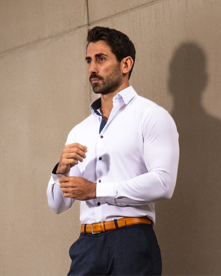 "The Springer" Limited Edition: White with Navy Accents