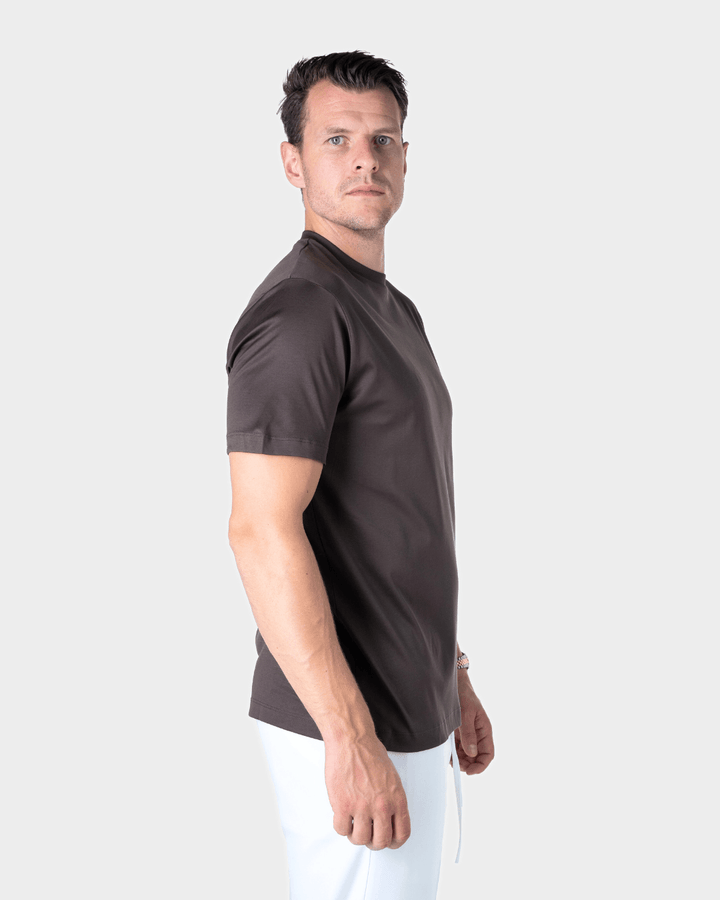 IBIZA - CHOCOLATE SHINY LUXURY T-SHIRT