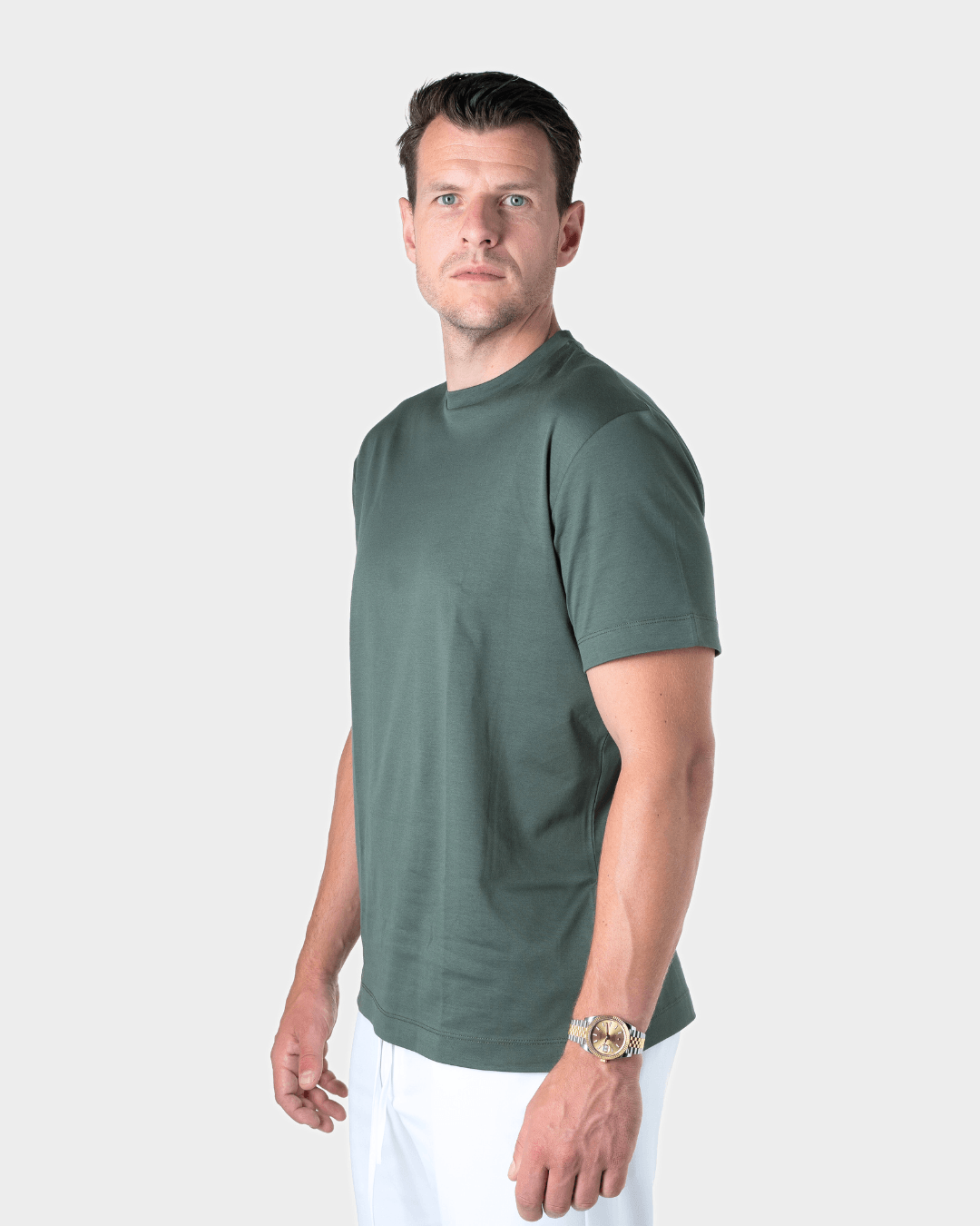 IBIZA - GREEN SHINY LUXURY T-SHIRT