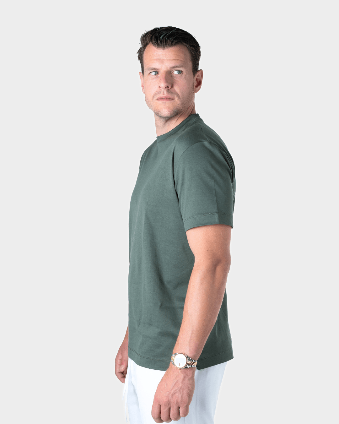 IBIZA - GREEN SHINY LUXURY T-SHIRT