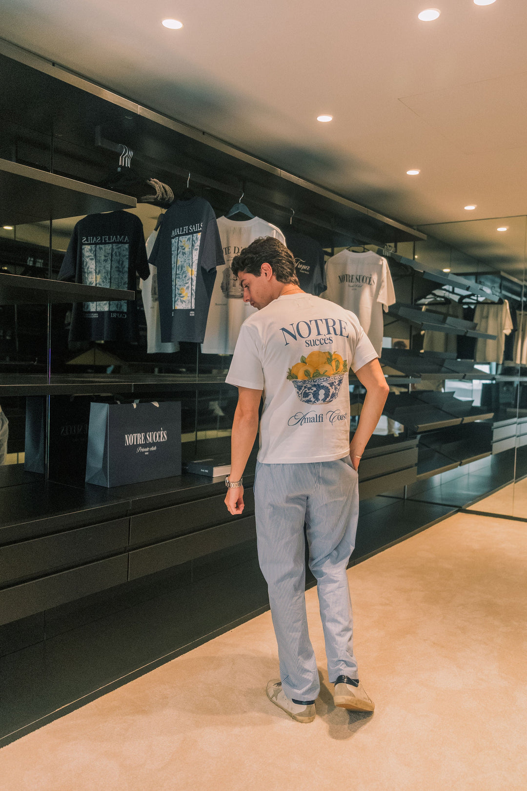 Yacht Club Striped Pants