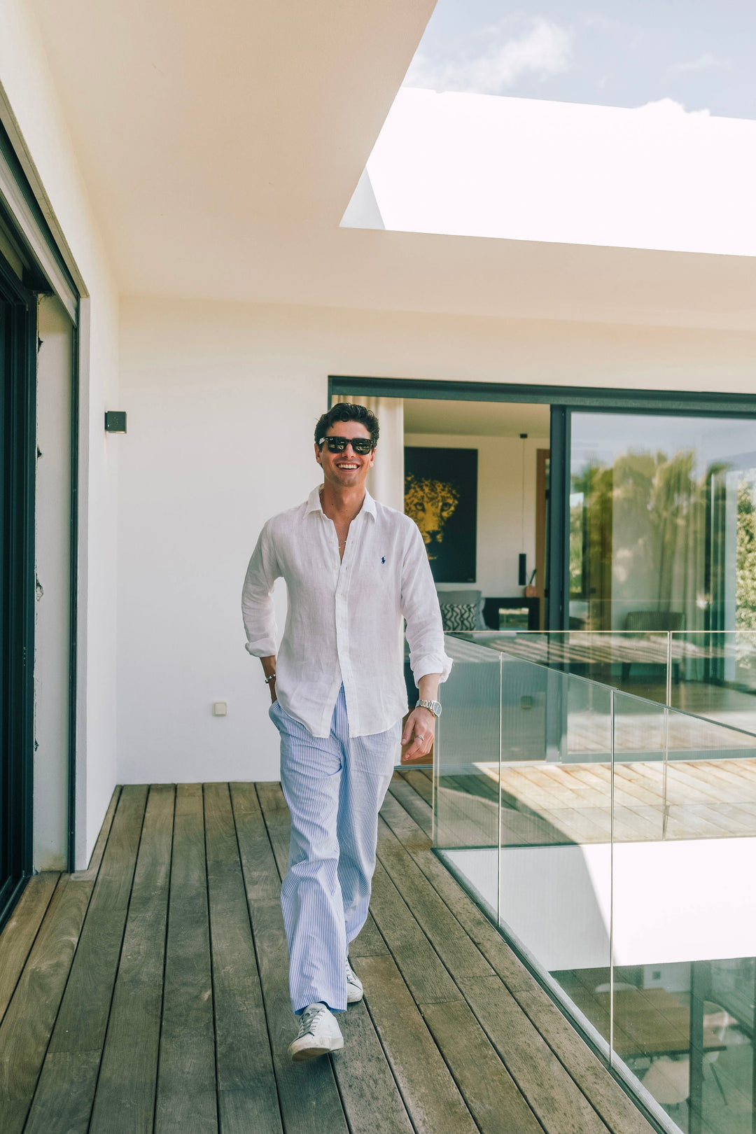 Yacht Club Striped Pants