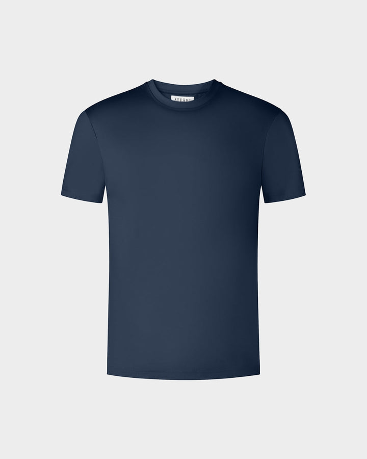 IBIZA - DARK BLUE SHINY LUXURY T-SHIRT