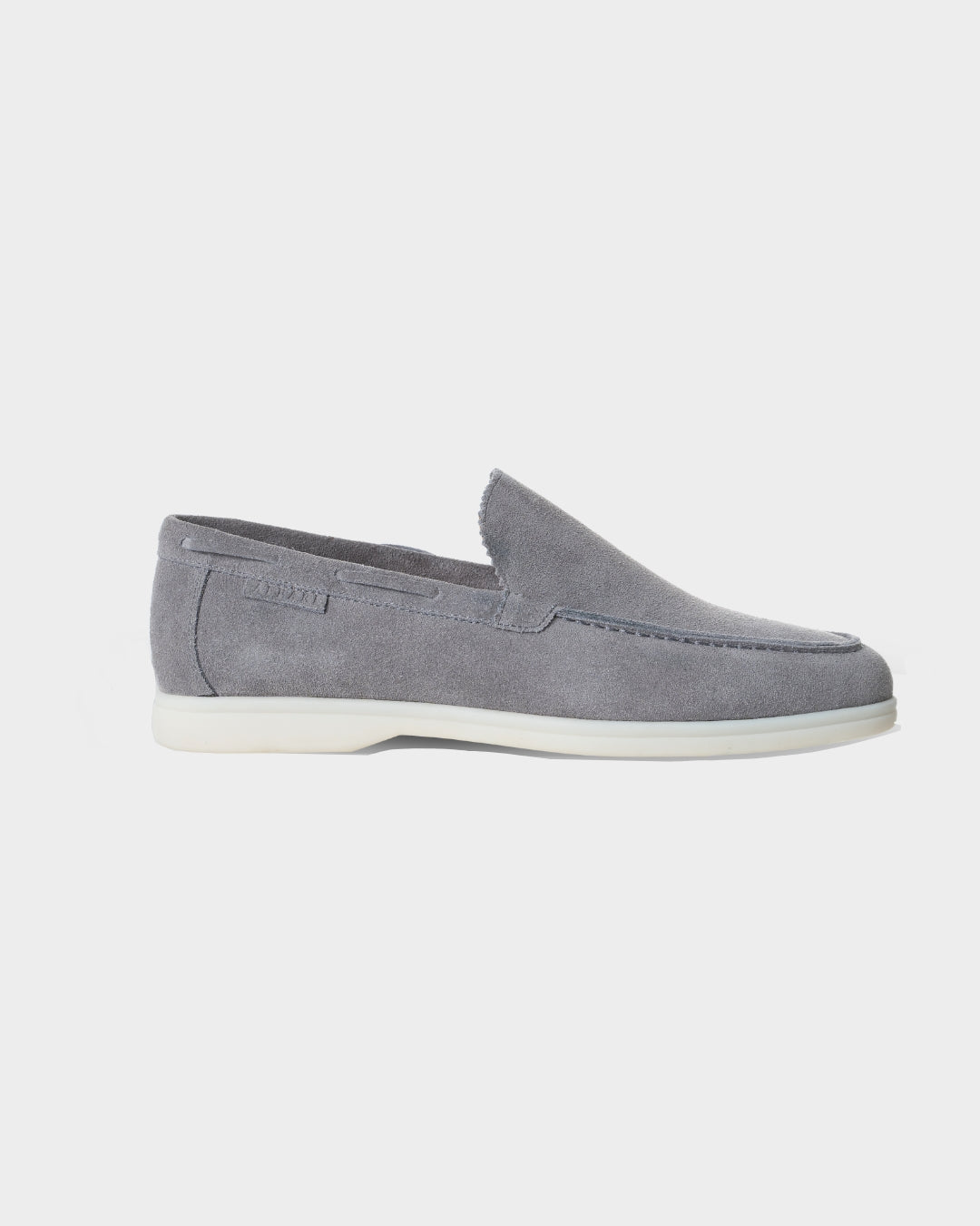 MONACO - GREY SUÈDE YACHT LOAFERS