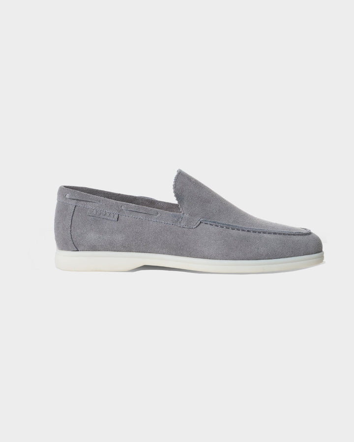 MONACO - GREY SUÈDE YACHT LOAFERS
