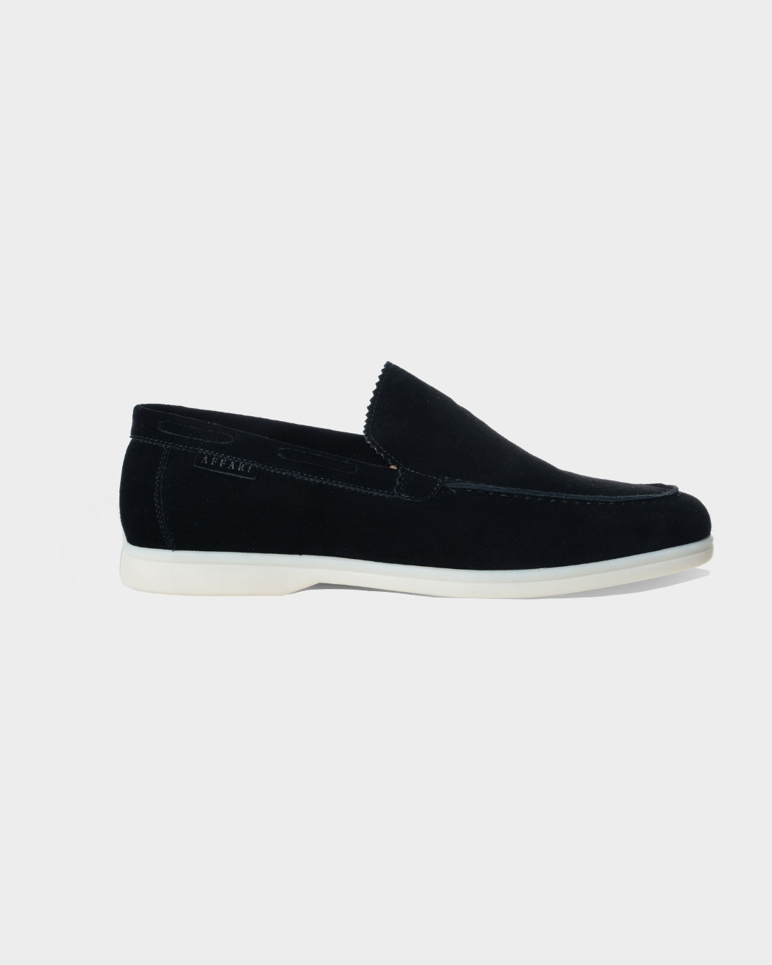 MONACO - BLACK SUÈDE YACHT LOAFERS