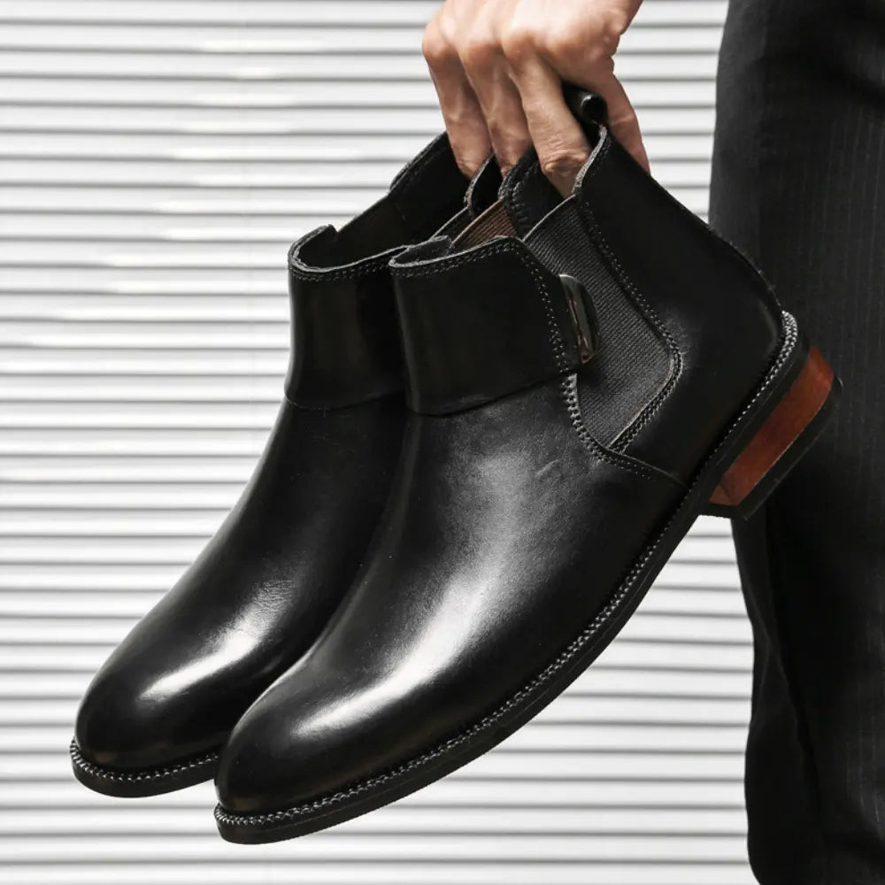 Lustrous Chelsea Boots +3 Inches