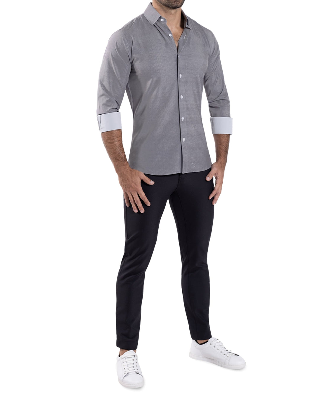 "The Mahoney" Dark Grey Weave