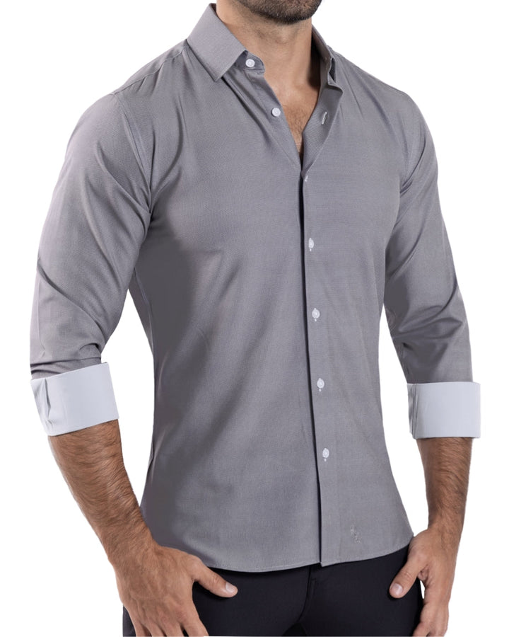 "The Mahoney" Dark Grey Weave