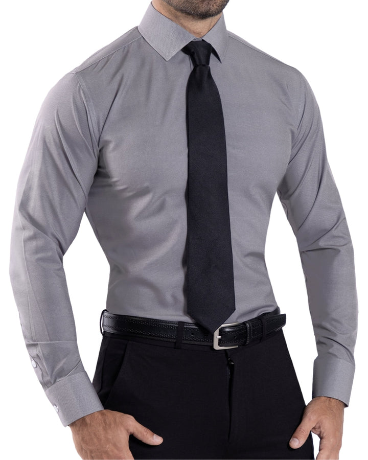 "The Mahoney" Dark Grey Weave