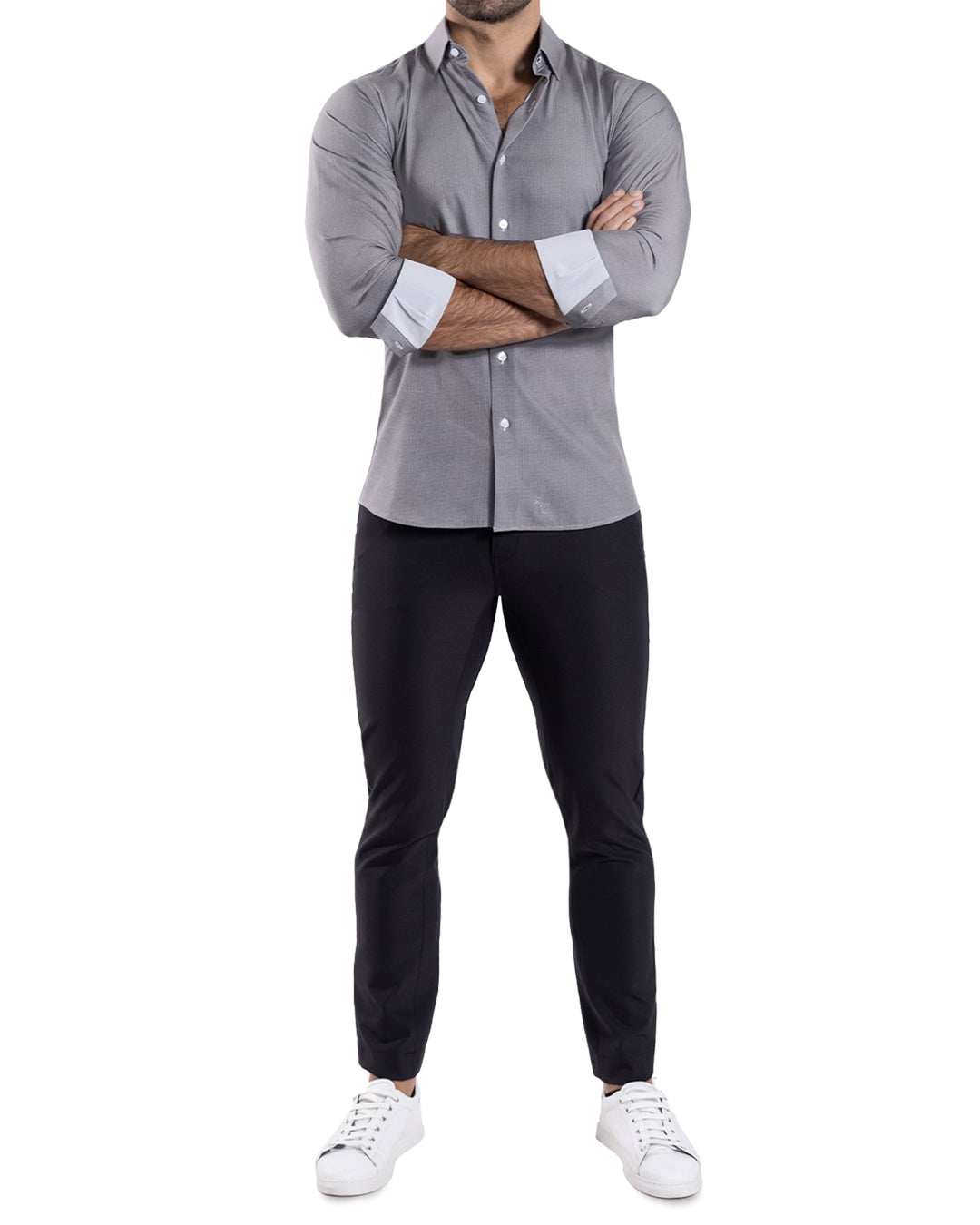 "The Mahoney" Dark Grey Weave