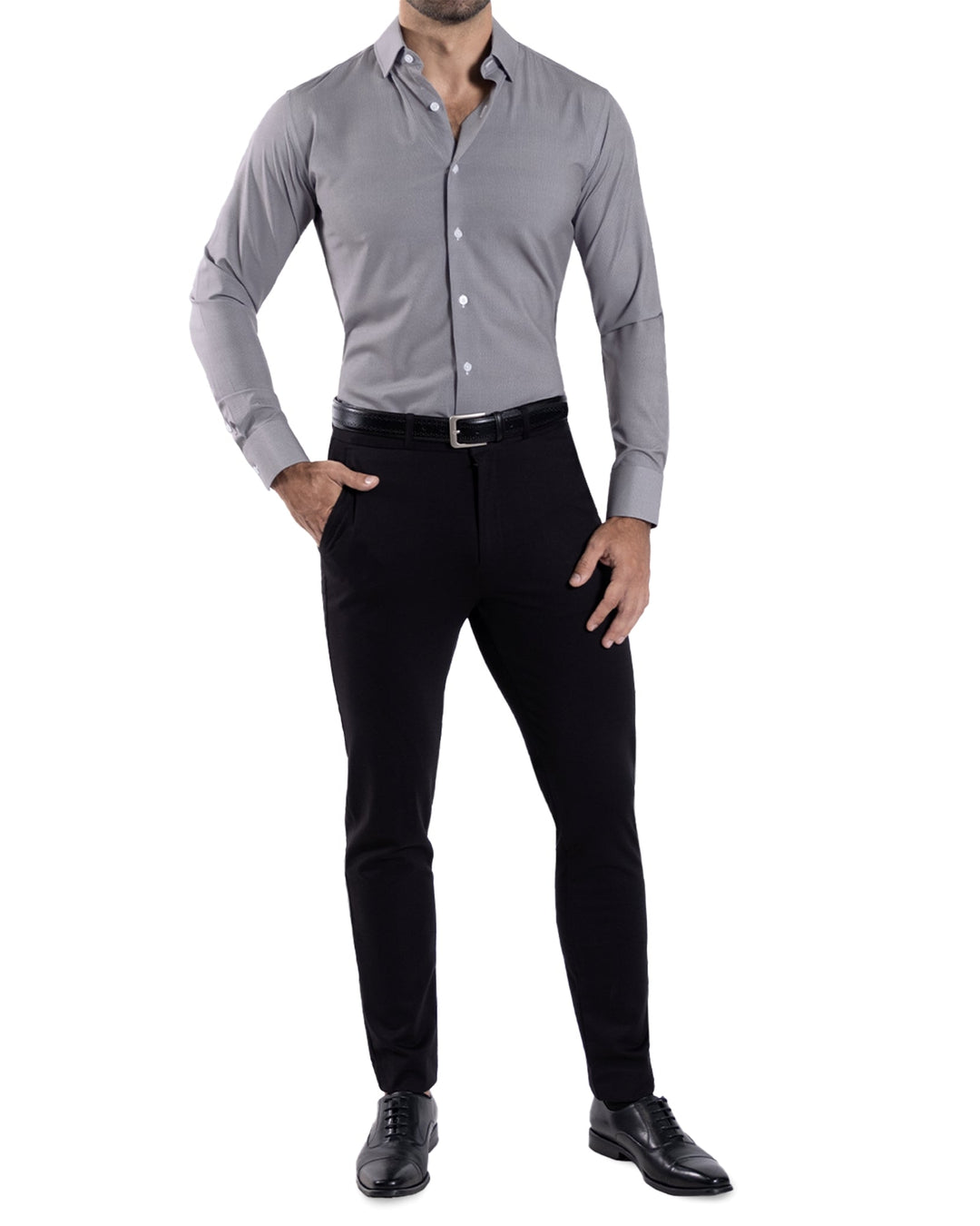 "The Mahoney" Dark Grey Weave