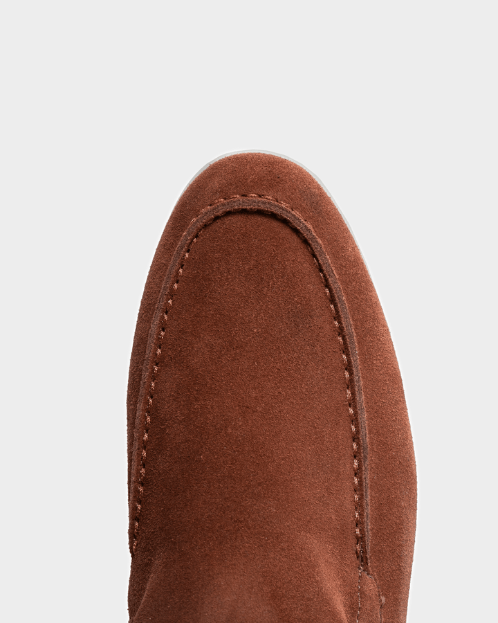 MONACO - BROWN SUÈDE YACHT LOAFERS