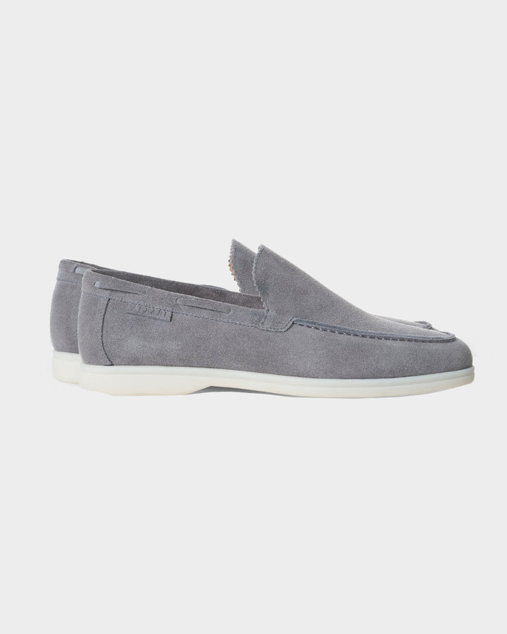 MONACO - GREY SUÈDE YACHT LOAFERS