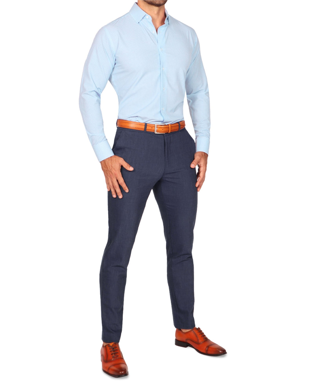 "The Nash" Baby Blue Gingham