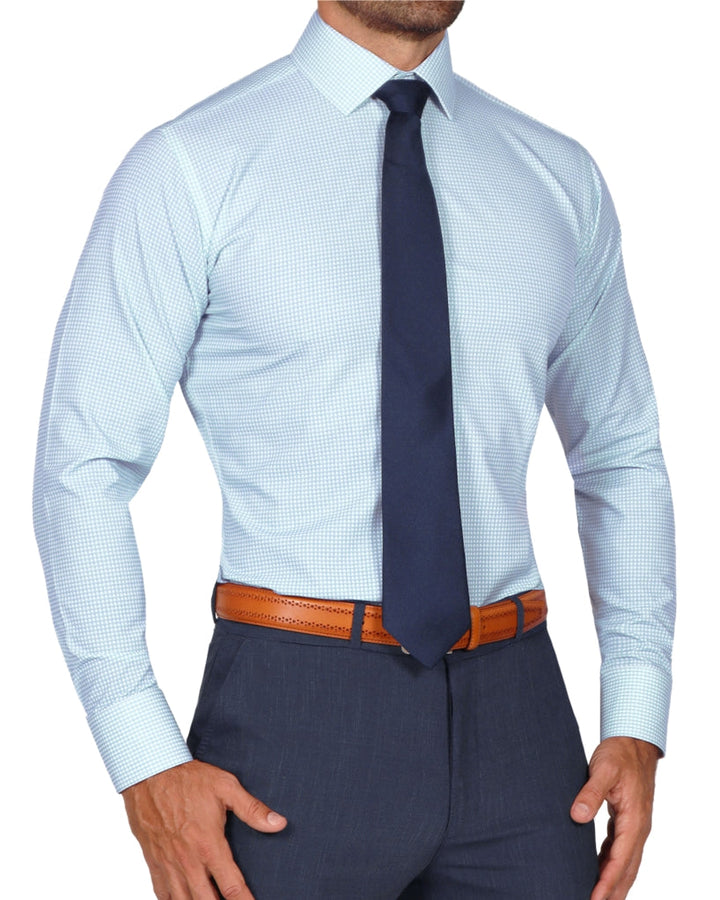 "The Nash" Baby Blue Gingham