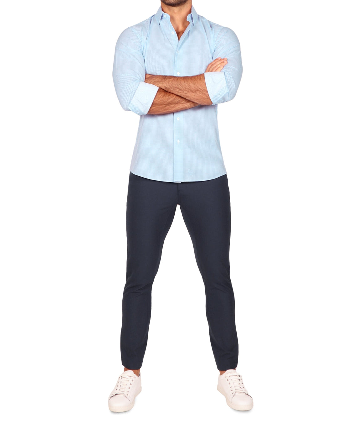 "The Nash" Baby Blue Gingham